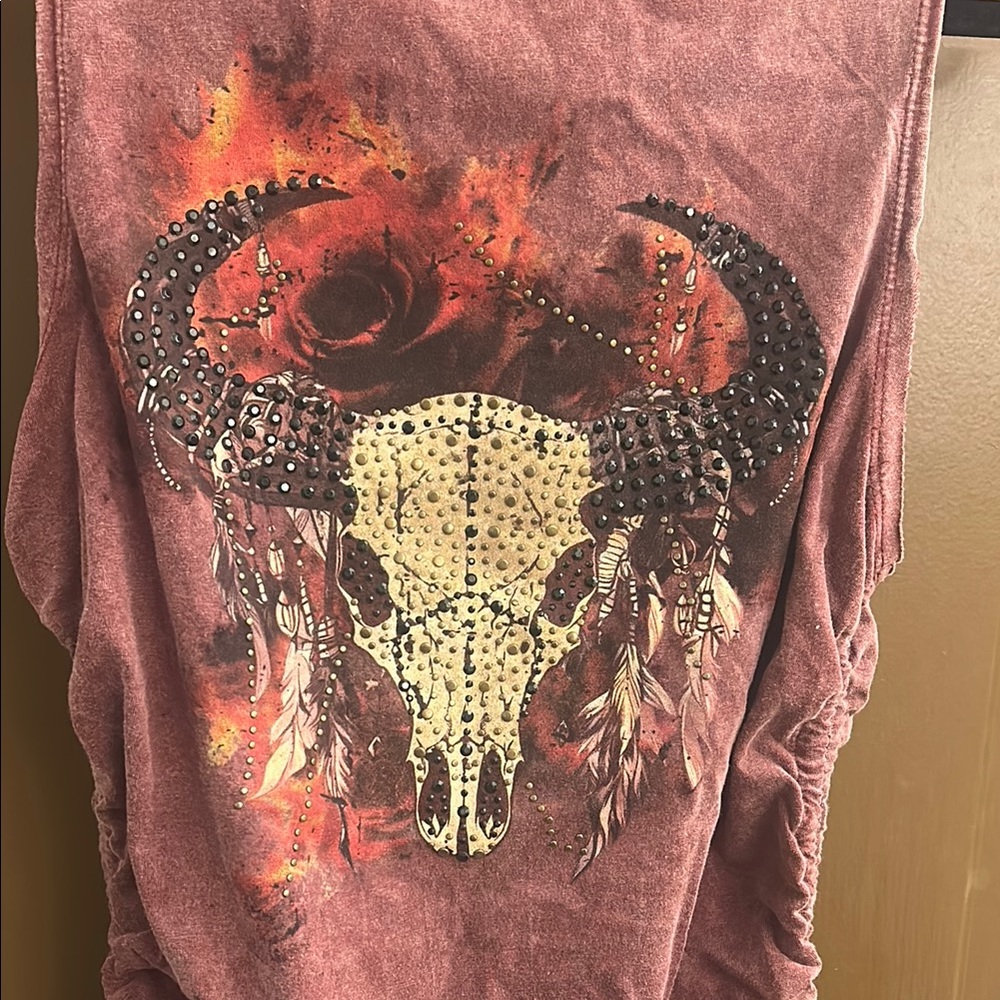 Boho western tank.